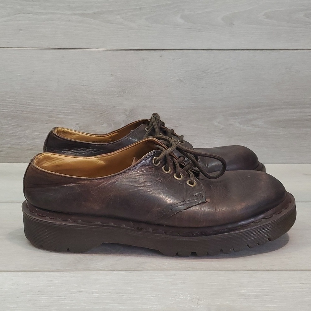 Vintage Doc Dr.Martens Mens Y2K Made in England boorish shoes sz UK 6 US 7 - Picture 3 of 15